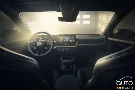 Interior of 2025 Hyundai Ioniq 5 N